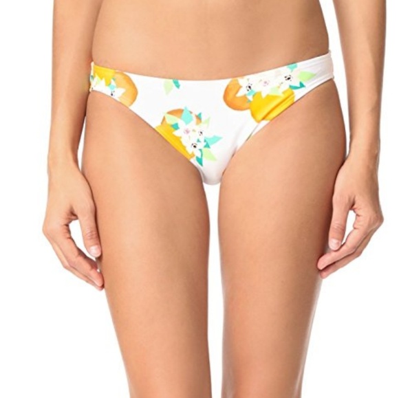 Kate Spade bikini orange white floral NWT XS - Picture 8 of 8